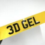 3D Gel Number Plates