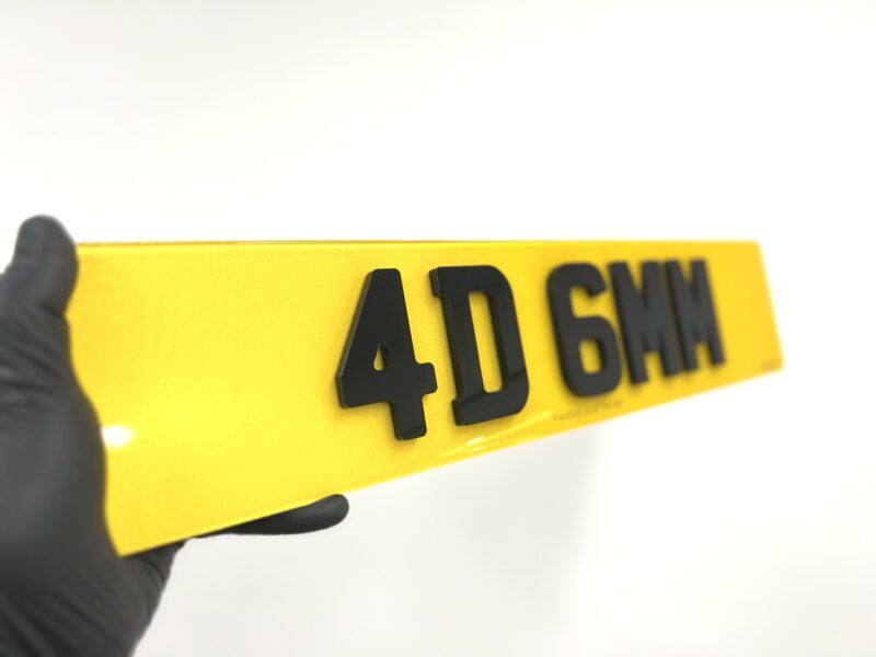 4d 6mm number plates