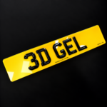 3d gel number plates