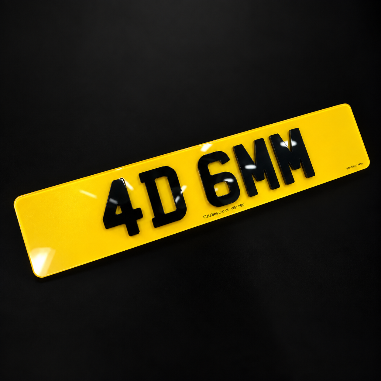 4d 6mm number plates