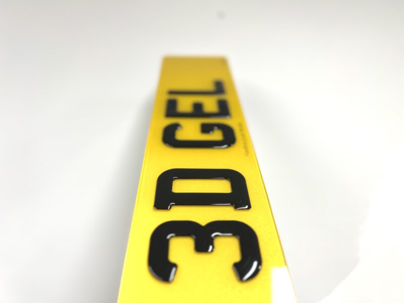 4d gel number plates