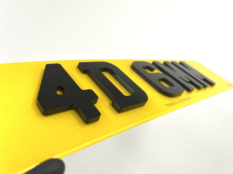 4d 6mm number plate