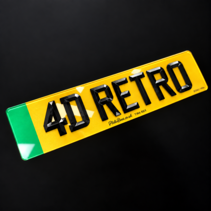 EV Retro Number Plates