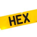 hex number plates