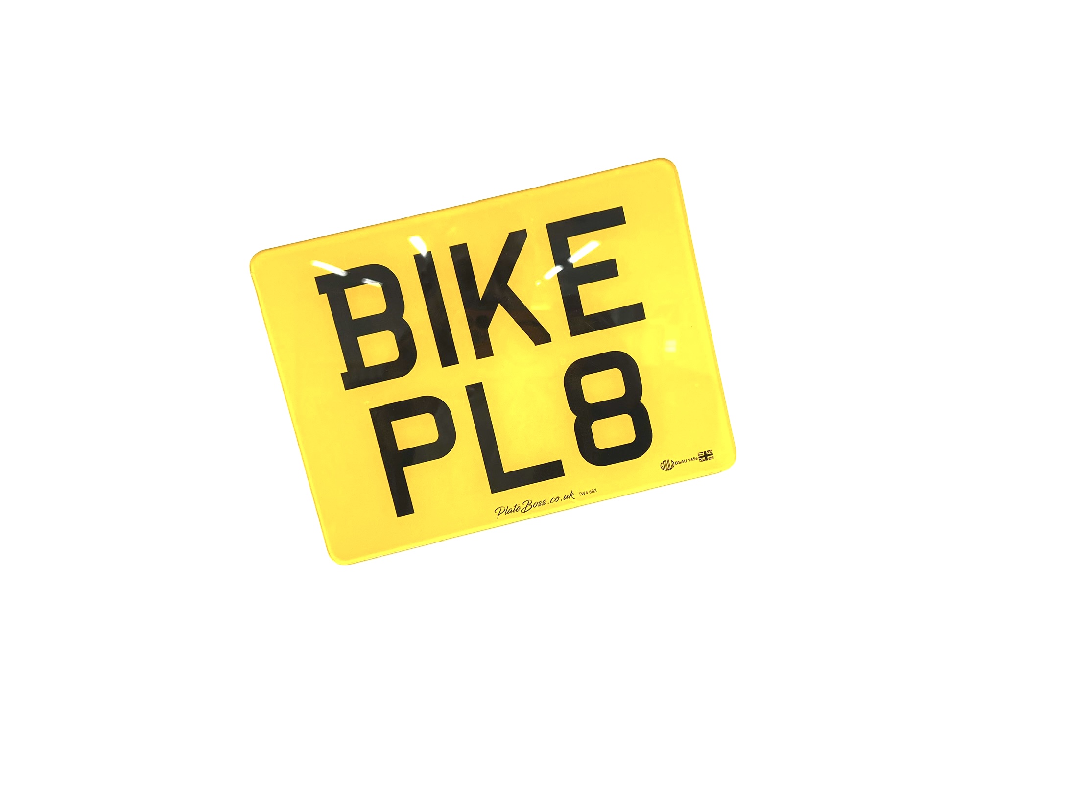 motor bike number plates