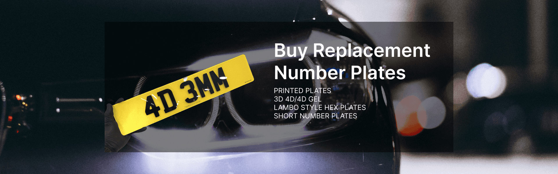 Buy number plates online