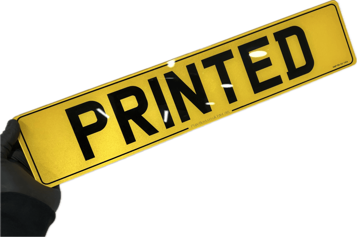 Can a Number Plate Fail an MOT? Faded, Cracked and Illegal Plates Explained 2 Number plate MOT fail: a fresh road-legal printed replacement plate from PlateBoss