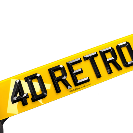 4d retro number plates