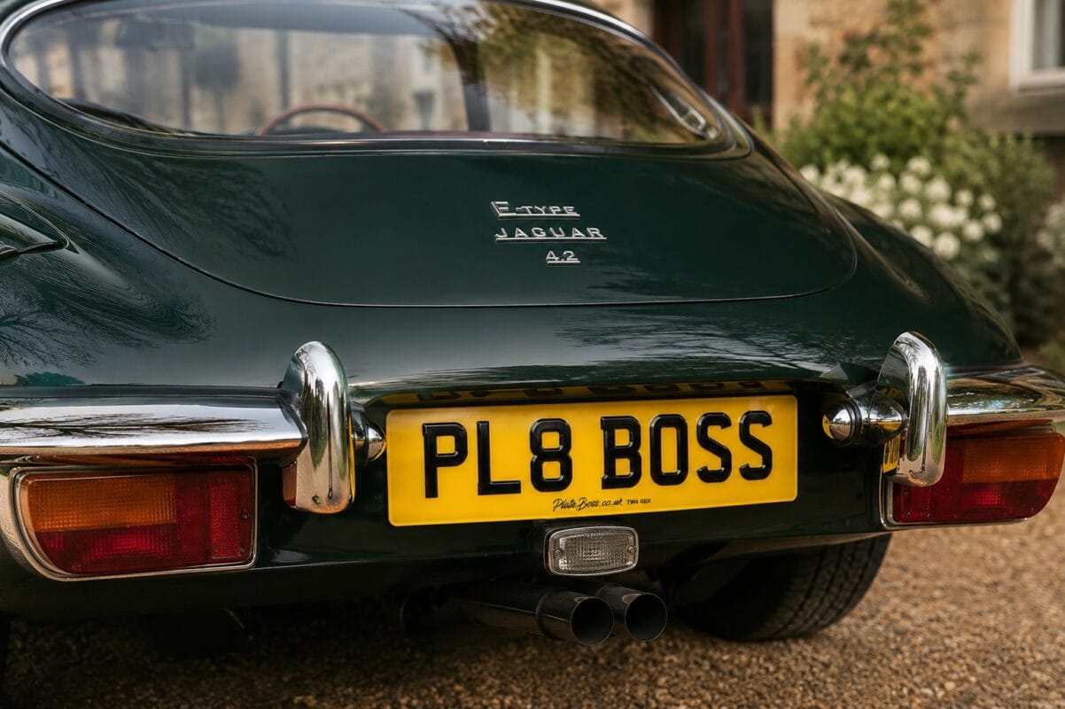 Number Plates Stolen? Here's Exactly What to Do 2 Number plates stolen? A classic car fitted with road-legal replacement PlateBoss plates