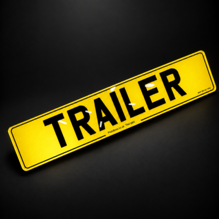 Trailer Number Plate