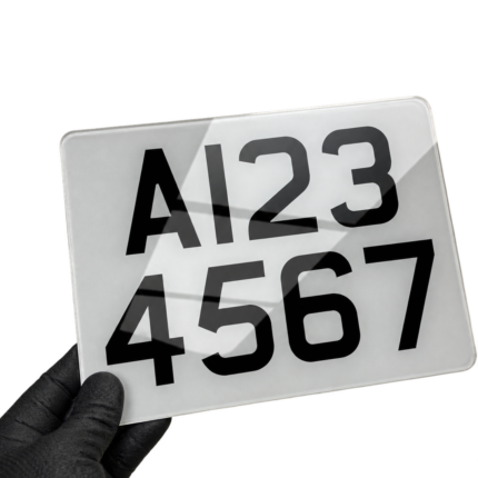 Trailer number plate