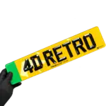 ev plate 4d retro