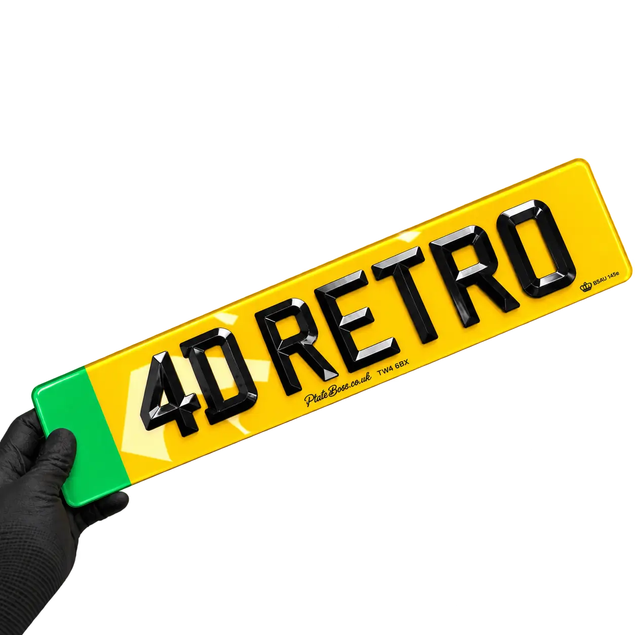 ev plate 4d retro